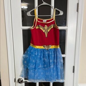 Wonder Woman Kids Costume - Red, Gold, and Blue